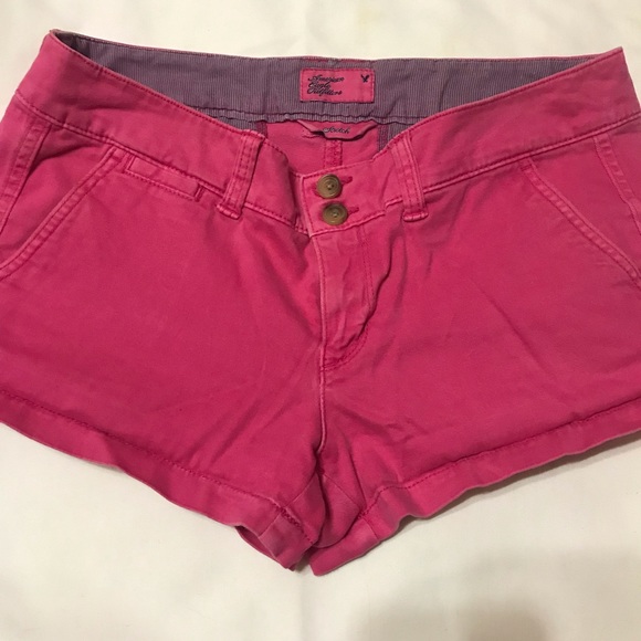 Pink Jean Booty Shorts - Picture 1 of 5